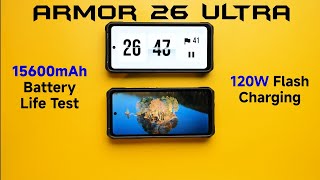 Ulefone Armor 26 Ultra 5G  New Stylish Powerful Rugged Smartphone 2024 Official 120W Charging Test [upl. by Attelahs]