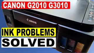 How To Fix Canon G2010 G3010 Black Ink Not Printing  Color Ink Problem [upl. by Idel64]