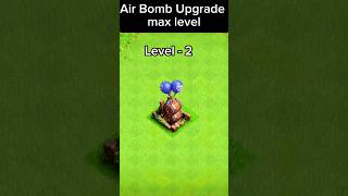 Air bomb upgraded✅clash of clans💥shorts clashofclans supercell [upl. by Spark]