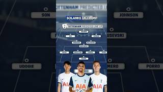 Leicester Vs Tottenham predicted line up [upl. by Vicki]