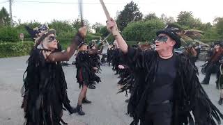 Beltane Border Morris dance Vixana at the Teign House Inn Christow on 25 May 2023 [upl. by Eidaj]