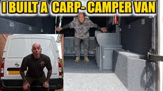 I BUILT A CARP CAMPER VAN  START TO FINISH  CARP FISHING  CAMPERVAN [upl. by Adnoloy]