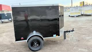 Cargo Mate 5x8 Enclosed Cargo Trailer  AAA Trailer  Howell MI [upl. by Tabib]