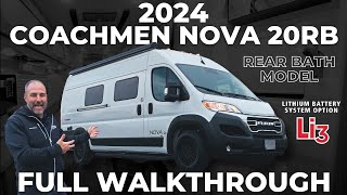 2024 Coachmen Nova 20RB Class B RV  Lithium Package  NEW Ram Pro Master 3500 FULL WALKTHROUGH [upl. by Arvy]