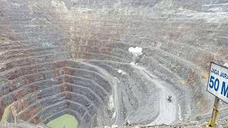 Blasting in Grasberg mine [upl. by Laurent]