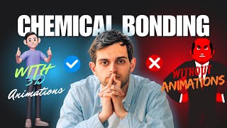 Types of bonds with 3D animations Part1 chemicalbonding covalentbonding ionicbond [upl. by Tucker]