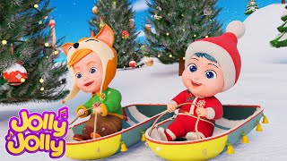 Jingle Bells  More Christmas Songs  Jolly Jolly  Learn and Play  Nursery Rhymes [upl. by Selden]