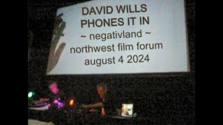 DAVID WILLS PHONES IT IN  Negativland LIVE in Seattle  Northwest Film Forum  August 4 2024 [upl. by Haisa158]