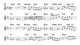 Skylark  Backing track  Playalong with Lead Sheet [upl. by Leggett743]