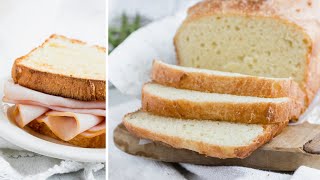 Easy Keto Bread with no crazy ingredients GLUTEN FREE TOO [upl. by Kitrak84]