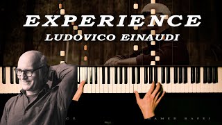 Piano Tutorial  Experience by Ludovico Einaudi [upl. by Randie]