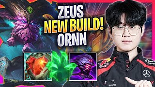 ZEUS TRIES NEW ORNN BUILD  T1 Zeus Plays Ornn TOP vs Maokai  Season 2024 [upl. by Shushan273]