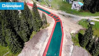 Neveplast dry ski slope in Kopaonik ski resort [upl. by Ahsieken968]