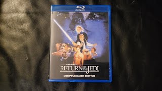 STAR WARS RETURN OF THE JEDI DESPECIALIZED 3 DISC COLLECTORS EDITION Bluray Unboxing [upl. by Ahsiad119]