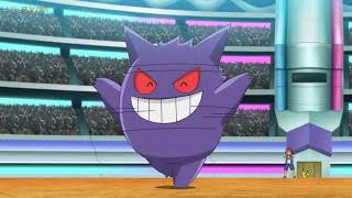 GENGAR MEJORES MOMENTOS POKEMON VIAJES CAP 129 gengar ashketchum pokemonviajes [upl. by Ferdinand153]