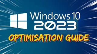 How to Optimize Windows 10 For GAMING and STREAMING 2023 ULTIMATE Guide [upl. by Leira]