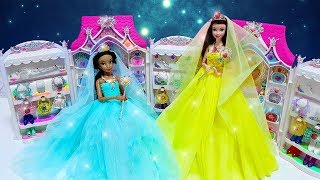 Princess Jasmine Belle Barbie Doll Jewelry Accessories Dress up [upl. by Trawets873]