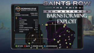 Saints Row The Third REMASTERED  Barnstorming Exploit Infinite Money [upl. by Idelson301]