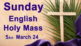 Catholic Mass Today I Daily Holy Mass I Sunday March 24 2024 I English Holy Mass I Palm Sunday [upl. by Pendergast]