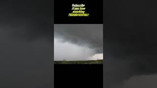 Massive THUNDERCLOUDS Spotted Over Montreal shorts weather sky thunderstorm tornado extreme [upl. by Norrej]