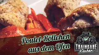 Kochvideo  PouletRöllchen aus dem Ofen [upl. by Henebry]