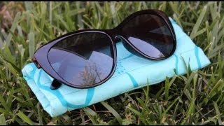 Quilted Sunglass Case Whitney Sews [upl. by Novert69]