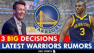 3 BIG Warriors Rumors On Chris Paul Returning Kevon Looney Getting Released amp Gary Payton Future [upl. by Akcira]