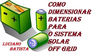 BATERIA ESTACIONÁRIA para sistema de ENERGIA SOLAR Off Grid [upl. by Berwick]