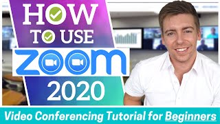 HOW TO USE ZOOM  Video Conferencing Tutorial for Beginners [upl. by Aisiram]