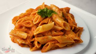 Pasta Plumilla con Salsa de Tomate  quotEl Saborcito Rojoquot [upl. by Dickey151]