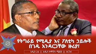 የትግራይ የሚዲያ እና ፖለቲካ ኃይሎች በገዱ አንዳርጋቸው ዙሪያ [upl. by Templia]