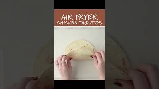 Air Fryer Chicken Taquitos  shorts recipes cooking [upl. by Ayar]