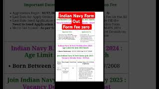 Indian Navy Form Out upscbhartilovejob uppscupindianavycentralbtechviralvideovairalvideo [upl. by Ozne768]