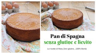 Pan di Spagna senza glutine e senza lievito [upl. by Ahsuoj]