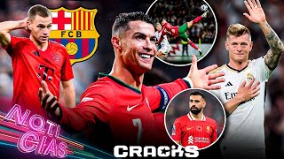 ¡GOLAZO de CR7  Bayern teme al Barça  ¿Vuelve KROOS  Soprende SALAH  FALSO lo de Davies [upl. by Gasparo165]