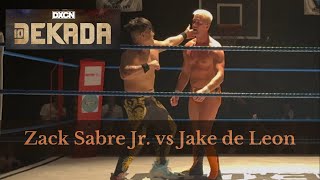 【4K】 Zack Sabre Jr vs Jake de Leon Dexcon Dekada 2024 [upl. by Shaikh339]