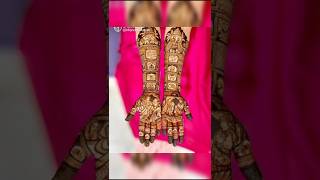 Dulhan mehndi design 💕 💕। bridal mehndi ka design।shorts wedding dulhan bridalmehndi shadi [upl. by Bryana]