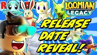 LOOMIAN LEGACY OFFICIAL RELEASE DATE ANNOUNCEMENT Roblox [upl. by Standford]