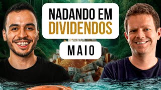 VIVER DE DIVIDENDOS EU COMEÇARIA POR ESSAS 4 EM MAIO [upl. by Wolliw965]