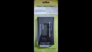 Corn DZTOOLS027B Power Supply Tester IV Review [upl. by Tizes803]