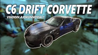 Corvette liikkuu  ongelmat selätetty  C6 Drift Build [upl. by Ketty777]