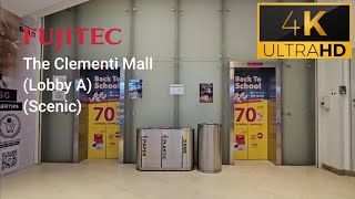 Fujitec panoramic lifts at The Clementi Mall Lobby A [upl. by Noret559]