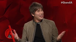 Is There A Place For God In Science Brian Cox Responds  QampA [upl. by Anohs796]