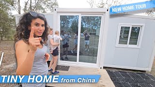 I Bought a CHEAP Shipping Container TINY HOME from China and ITS GREAT [upl. by Cohe]