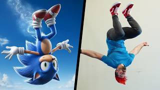 Trying Stunts From Sonic The Hedgehog IN REAL LIFE [upl. by Damiano400]