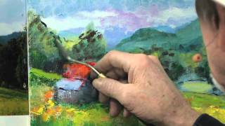 How to Use a Palette Knife in Oil Painting [upl. by Barr]