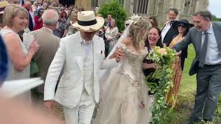 Martha Fiennes and Simon Finchs wedding [upl. by Alistair]