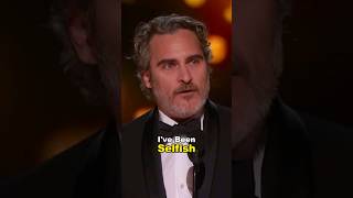 Joaquin Phoenix Emotional Oscar Speech joaquinphoenix [upl. by Ymmaj]