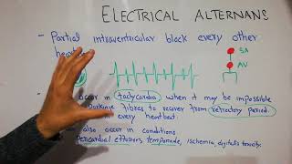 CVS physiology 52 Electrical alternans [upl. by Rebba]