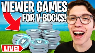 🔴LIVE  Fortnite CUSTOMS For VBUCKS Anyone Can Join [upl. by Tricia]